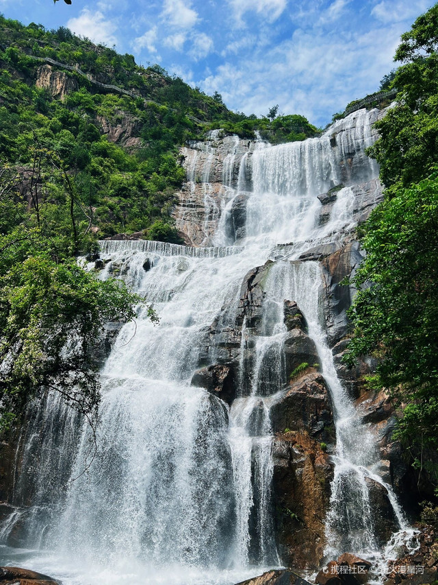 浙江台州天台山大瀑布