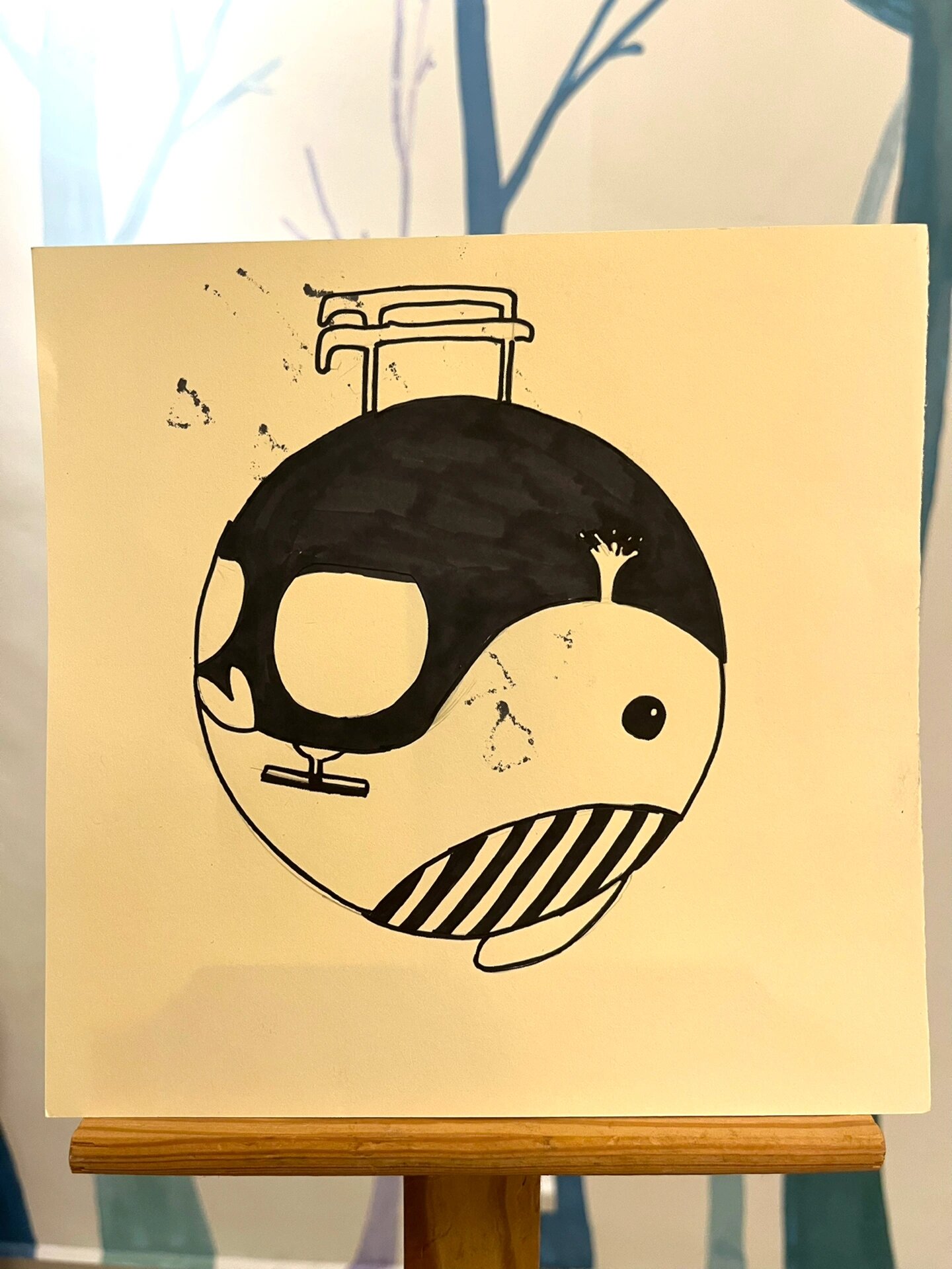 平面构成——正形与负形(图与底) 今天的设计课讲了平面构成里的正形