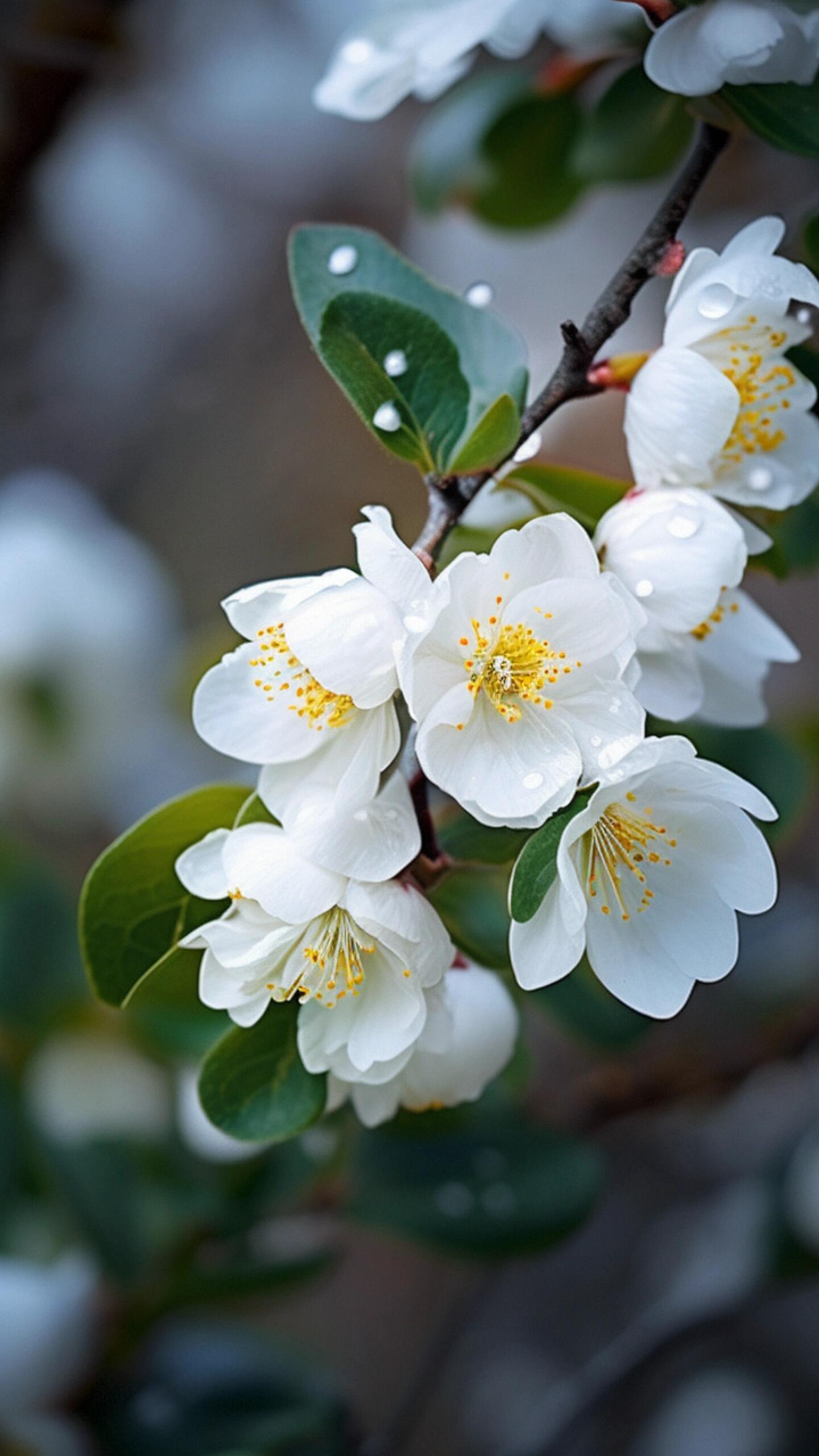 今日院儿里的花98 白色海棠花