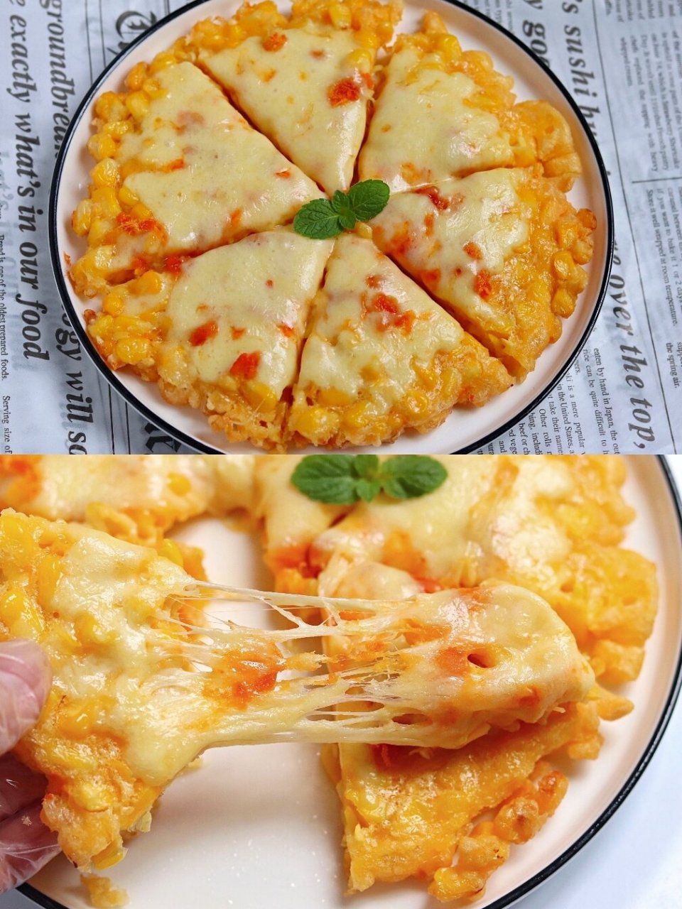 平底锅就能做,巨好吃的拉丝黄金芝士玉米烙 今天分享一道简单又美味的