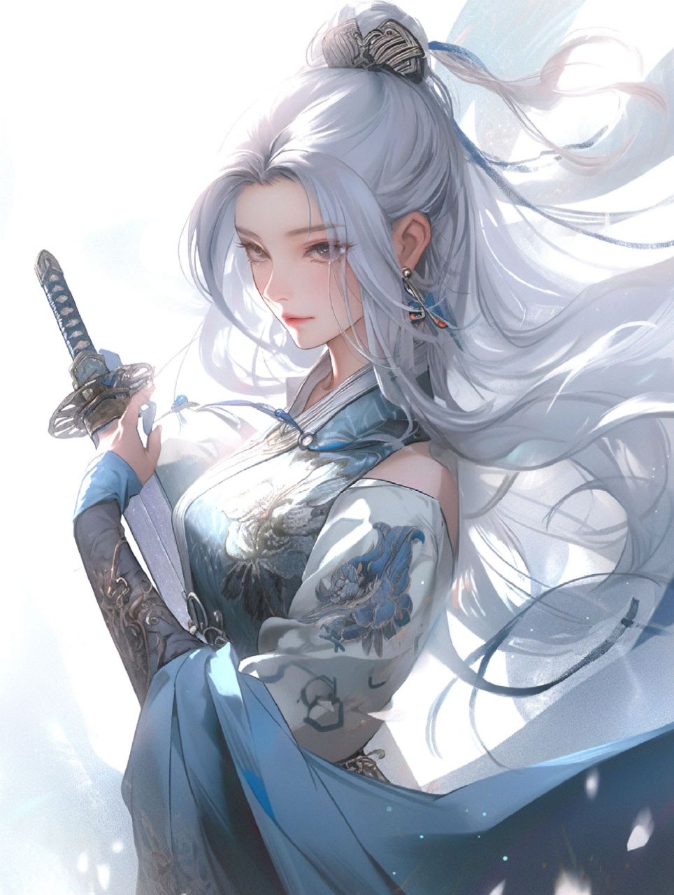 古风美女丨桃花影落,碧海潮生. 是你的大师姐