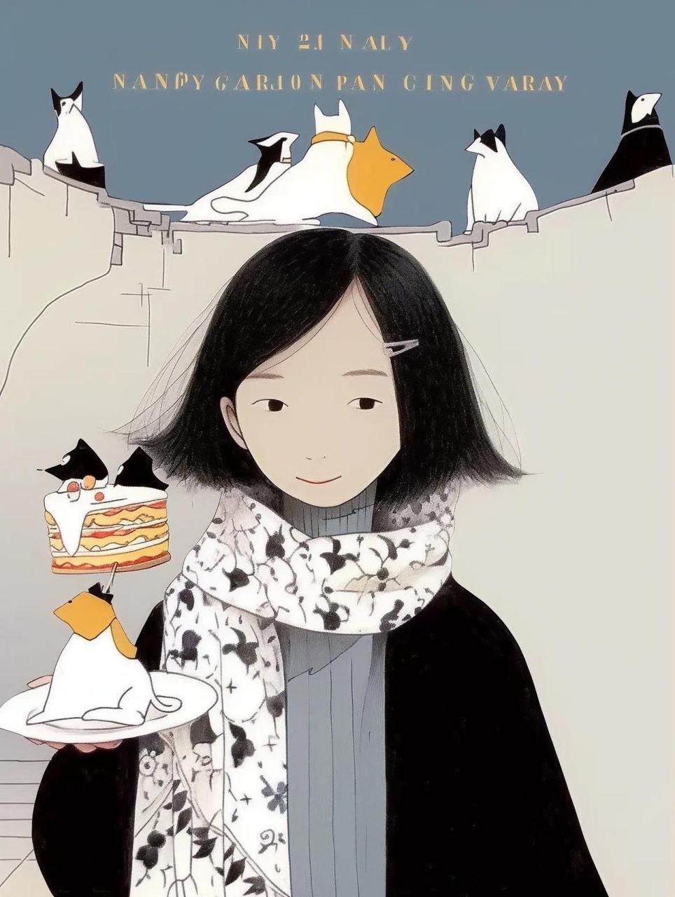 李默妺工作室ip画风(一)这是儿童版的极简主义风格系列,我把我的生活