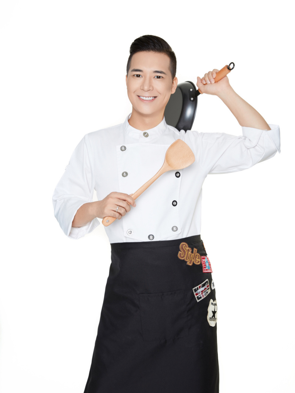 一组时尚的厨师风形象照 作为一名美食博主 怎能缺少一组像样的形象照