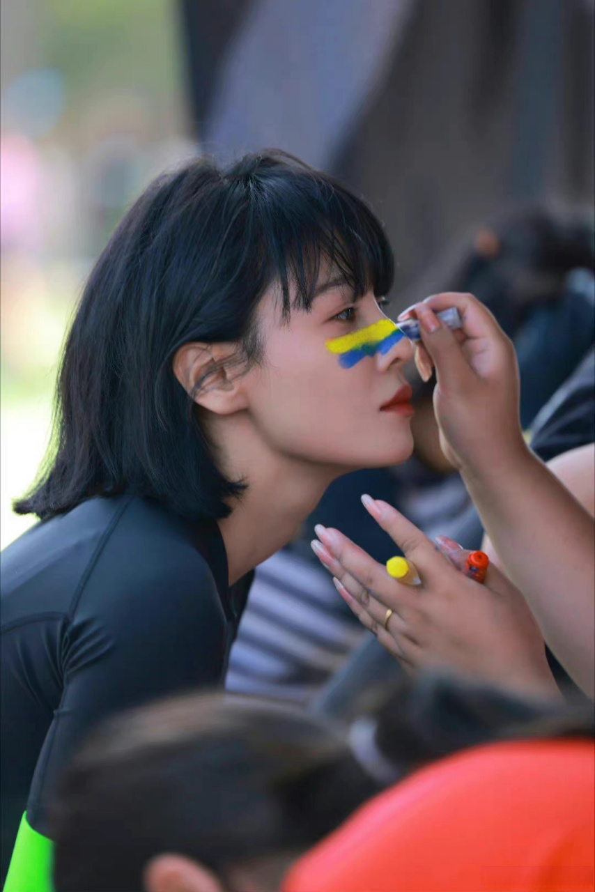 9115张蓝心蓝心zoezhang 参加斯巴达勇士赛 斯巴达勇士赛