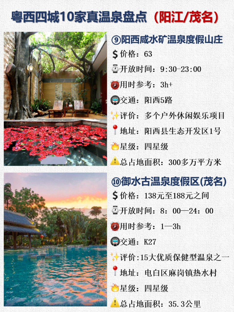 粤西10家官方认定的真温泉|详细攻略 73湛江海东度假村 82亮点