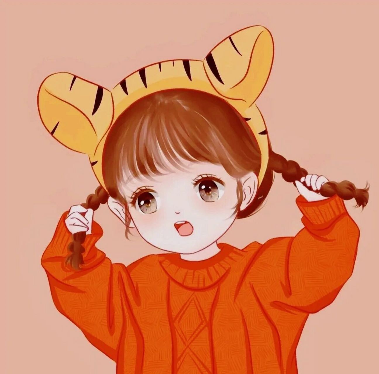 喜庆的情侣头像卡通呆萌一对 可爱00 喜庆的情侣头像,老规矩关77