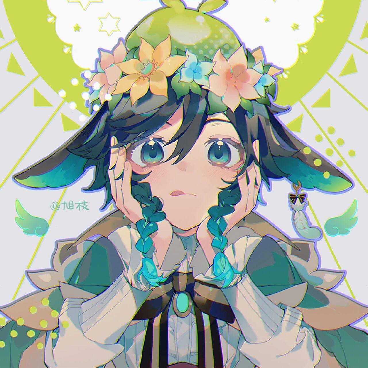 最萌萌哒的温迪头像更新合集来啦 图源私戳,单纯分享,单纯分享,快乐