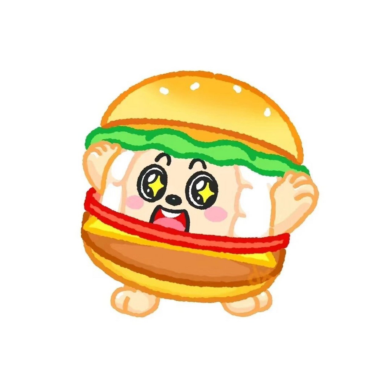 蛋仔麦当劳汉堡头像来啦 蛋仔中可爱的麦当劳汉堡头像来啦@^_beautyの