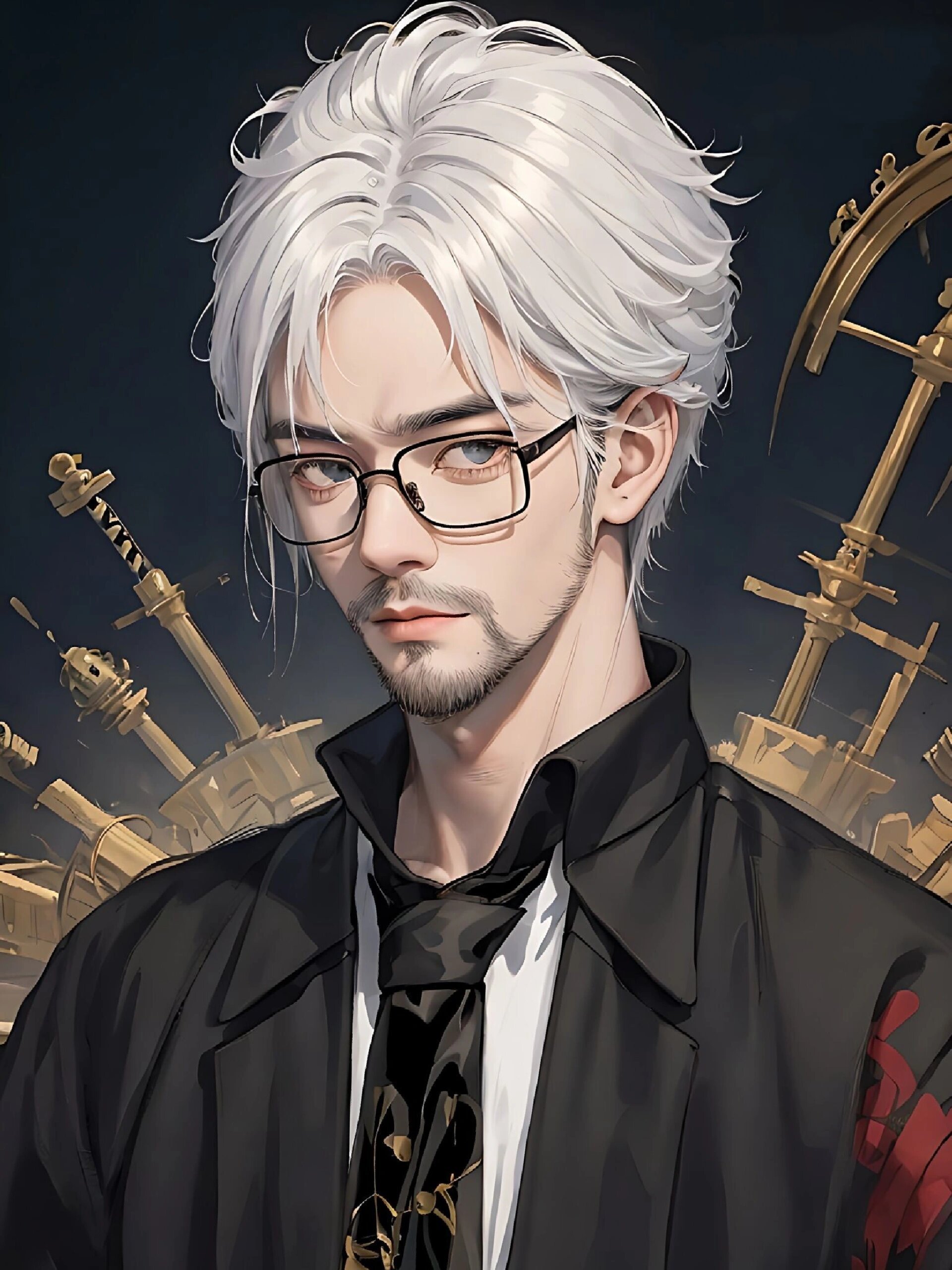 超酷的西装暴徒|雅痞穿搭|男生大叔头像