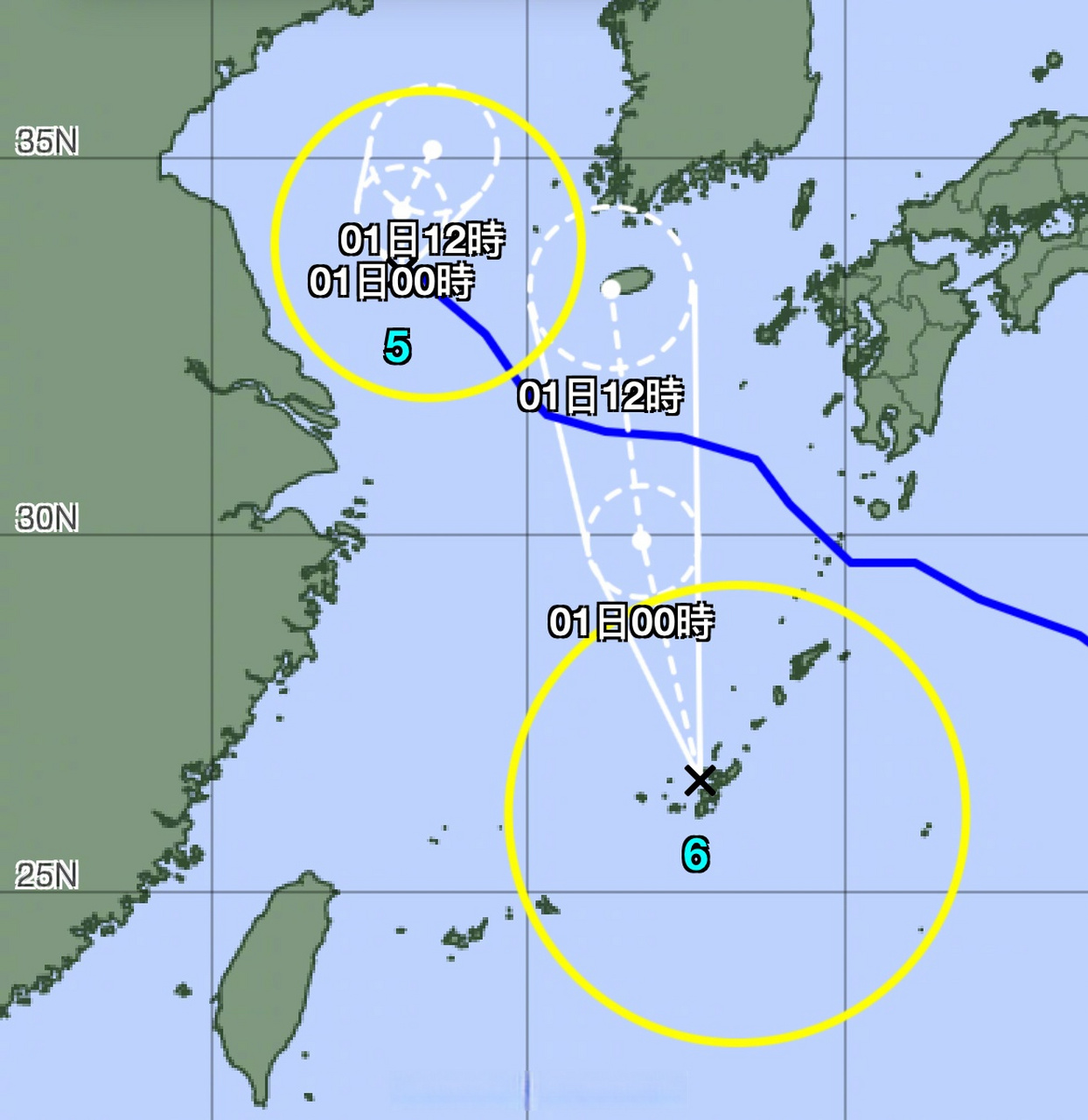 台风翠丝##台风桑达# 今天中午,台风翠丝在琉球群岛附近海面上生缮.