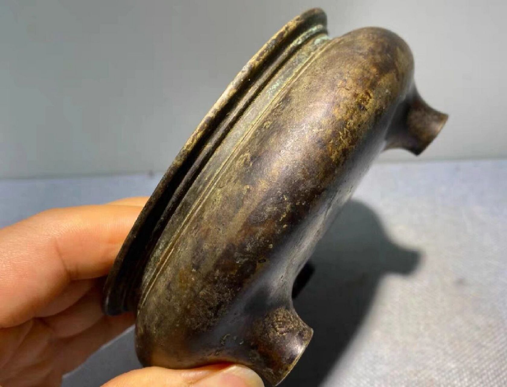 真品明代宣德炉!底款刻画有力!高级货!