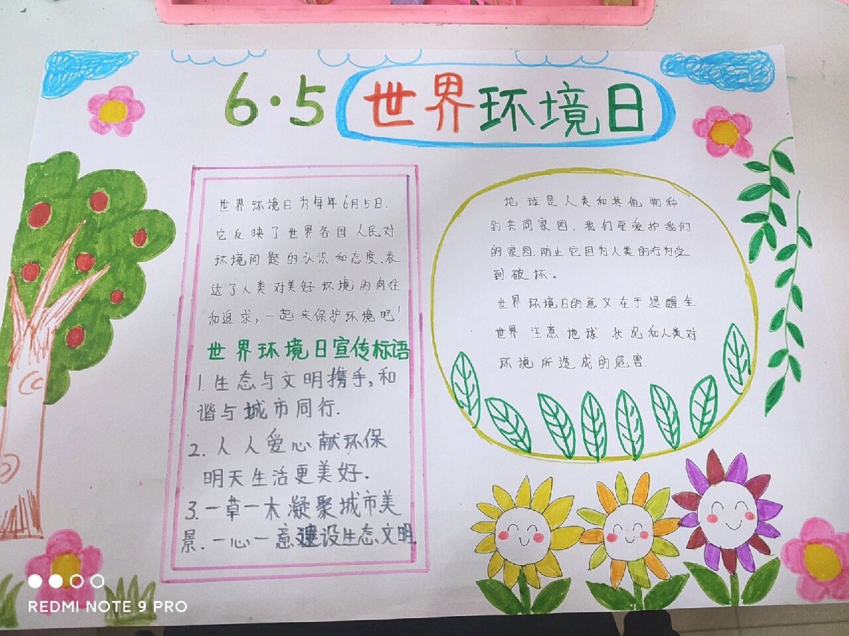 6/5世界环境日手抄报