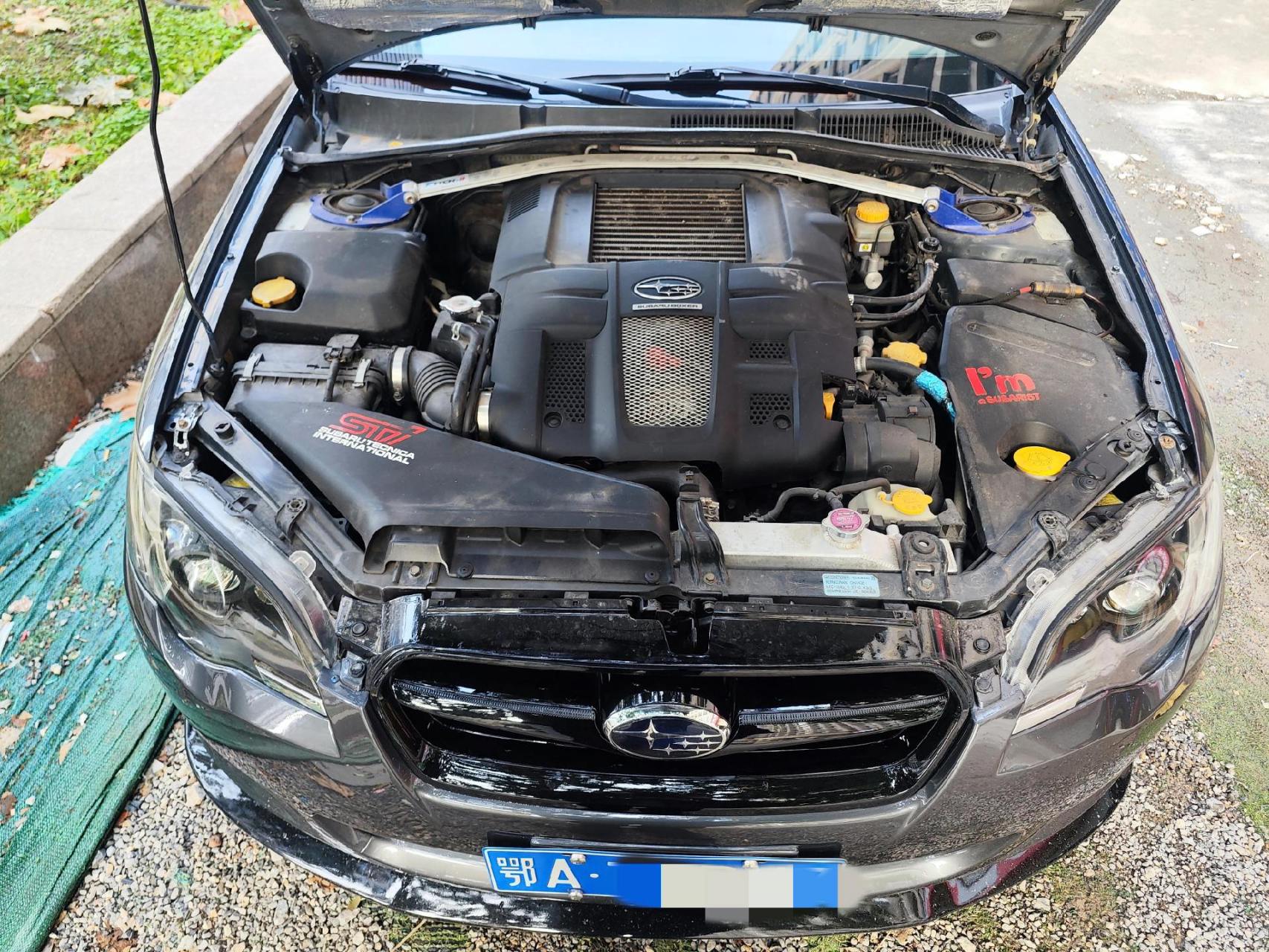 斯巴鲁 力狮bl 移植全套日版后期b4 5at 带si模式,目前115000公里, 不