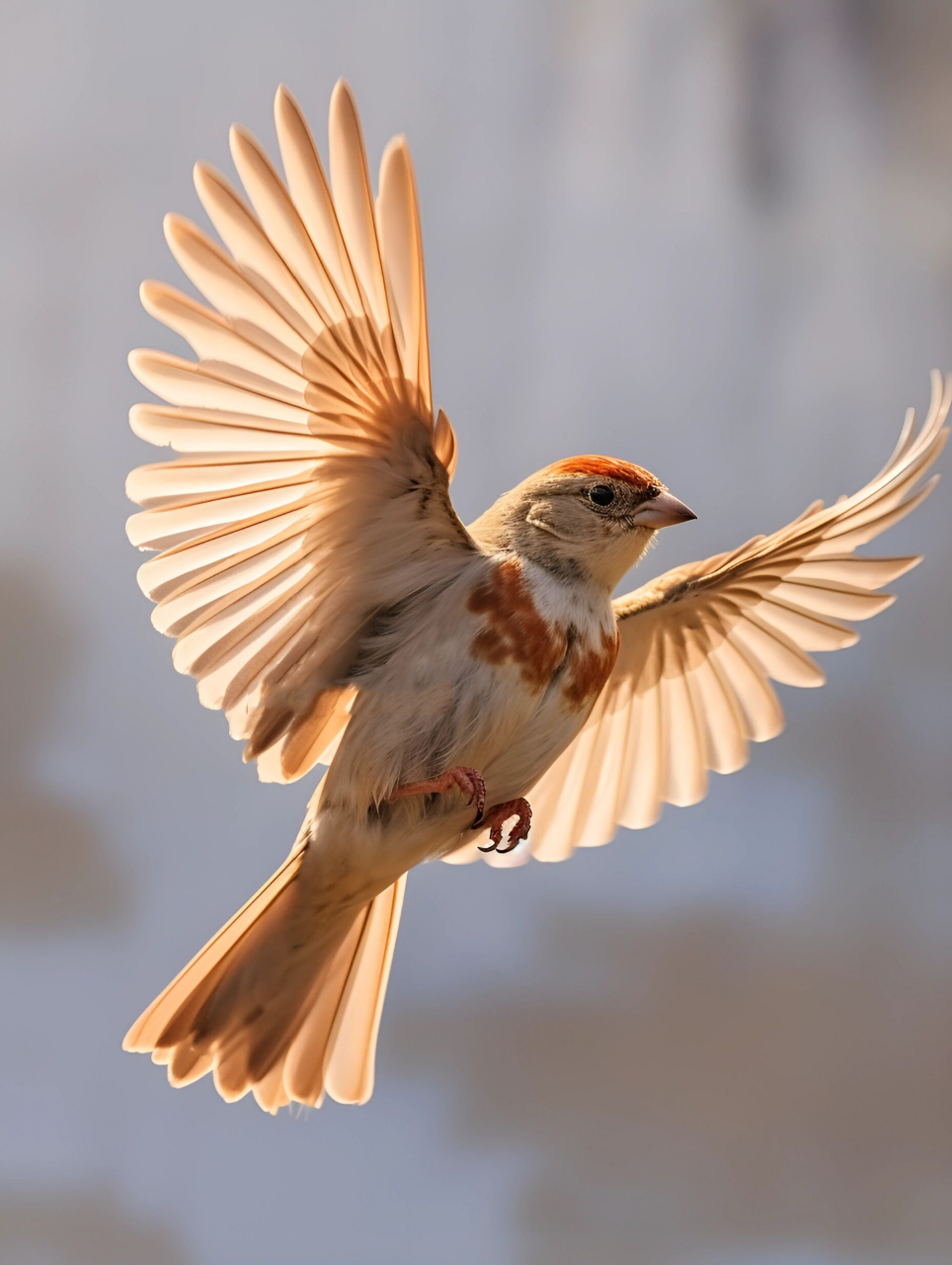 千鸟荟萃//飞翔的小麻雀 #浪漫生活的记录者 麻雀是雀形目麻雀科麻雀