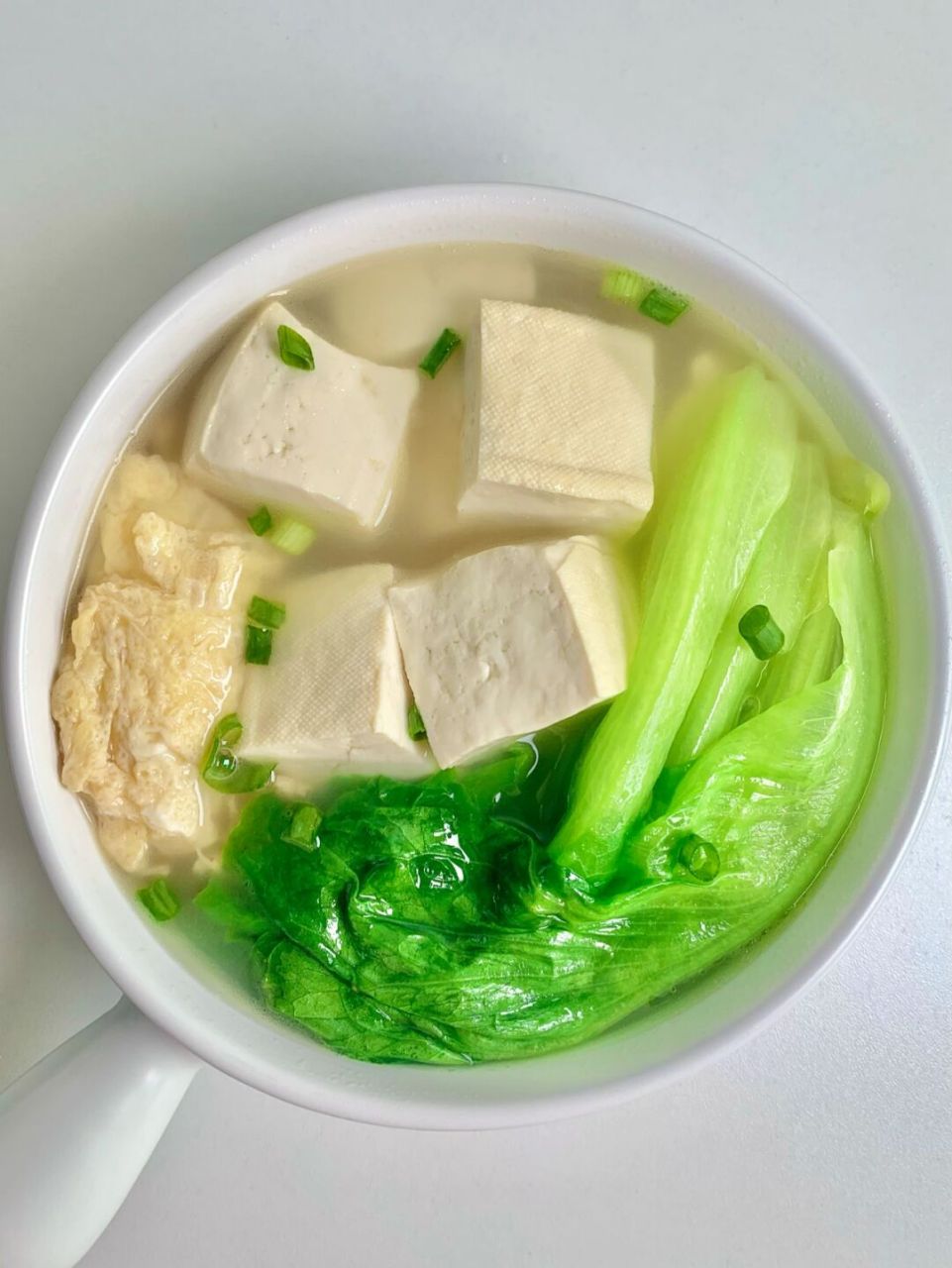 生菜鸡蛋豆腐汤,清爽刮油!非常鲜美! 简单好喝还低脂高蛋白!