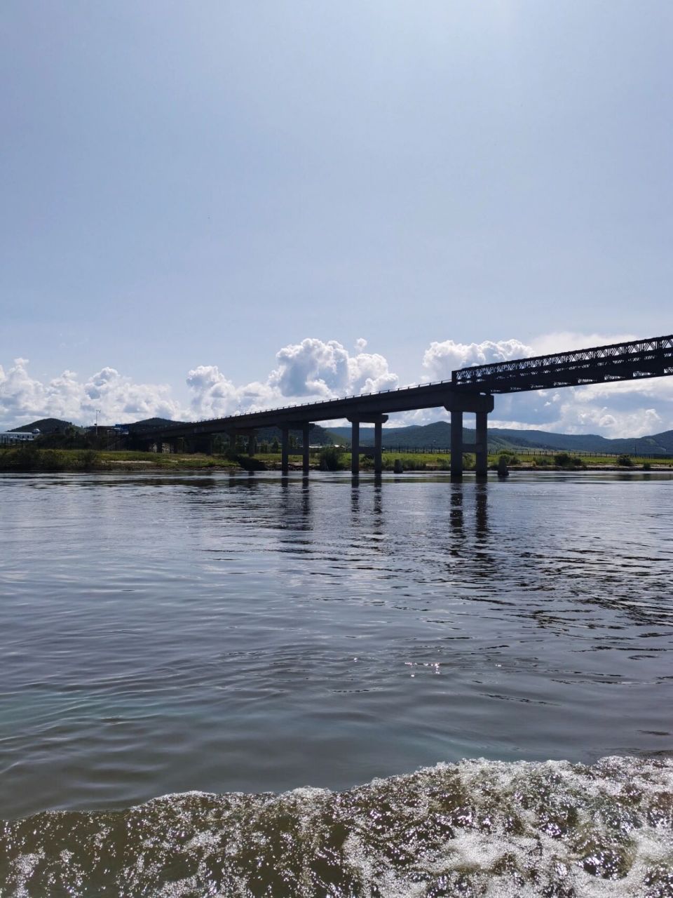 中俄边界走透透——室韦临江界河游船08 船游界河河这边中国98