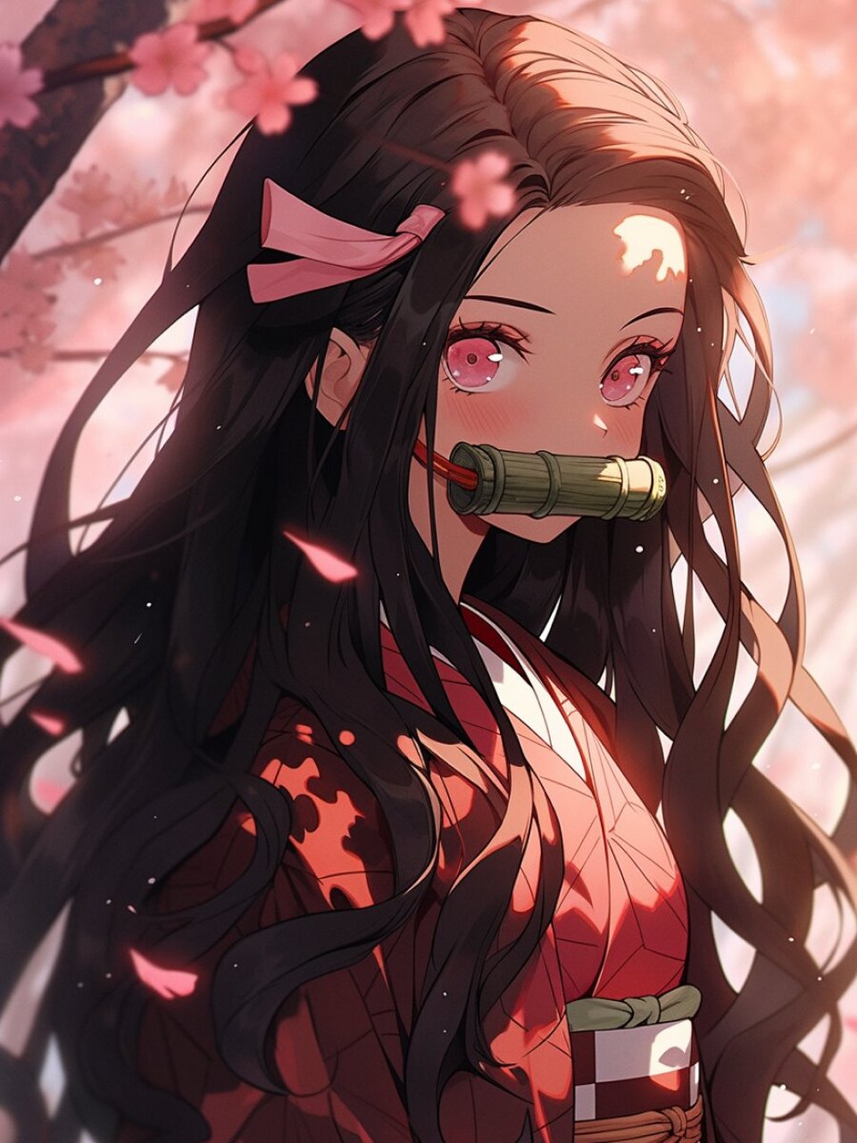【鬼灭之刃】灶门祢豆子丨精美壁纸(上) 常态 祢豆子变为鬼后最基础的