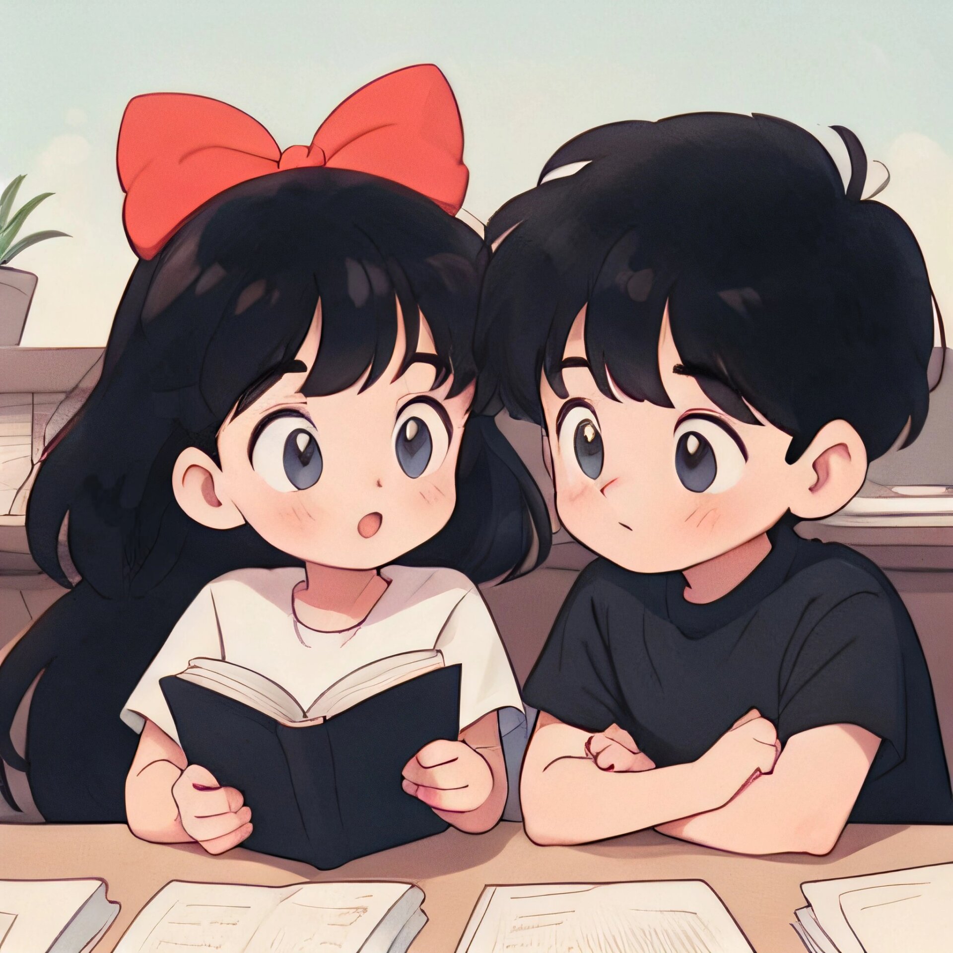 情头|我们一起努力学习,奔赴未来