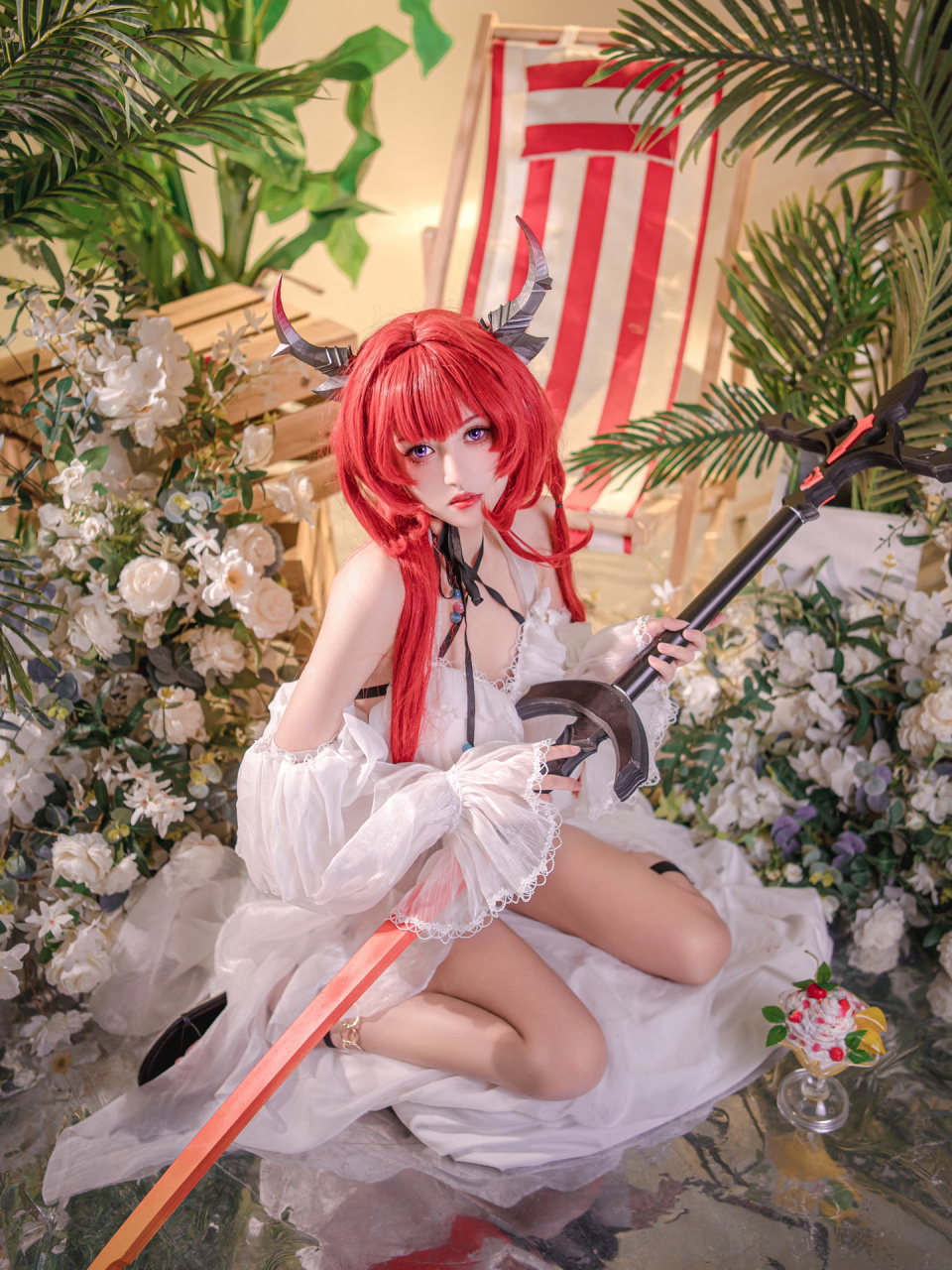 史尔特尔泳装 缤纷奇境cos 没有什么比一份冰淇淋更能让我从混乱的