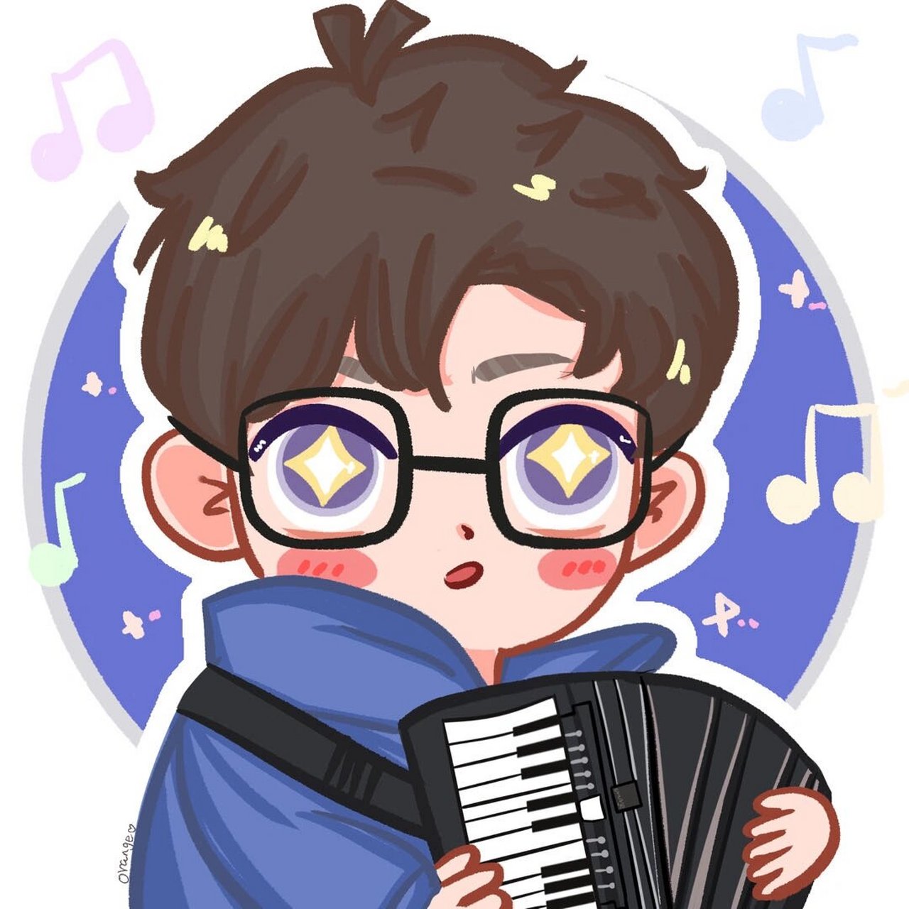 卡通q版头像-男生头像应援卡通 亮哥应援头像.