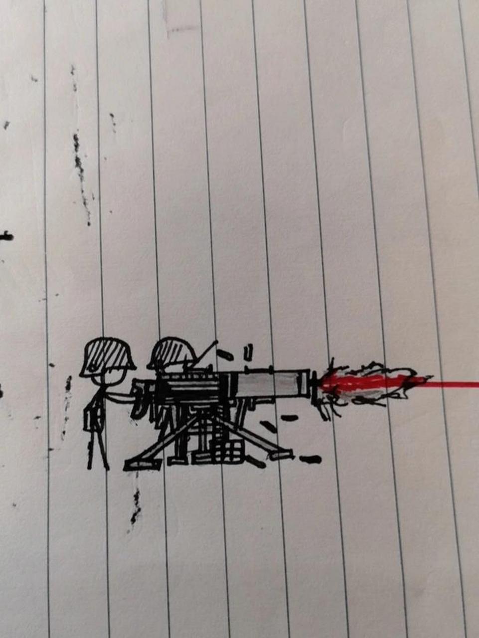 马克沁重机枪的画法