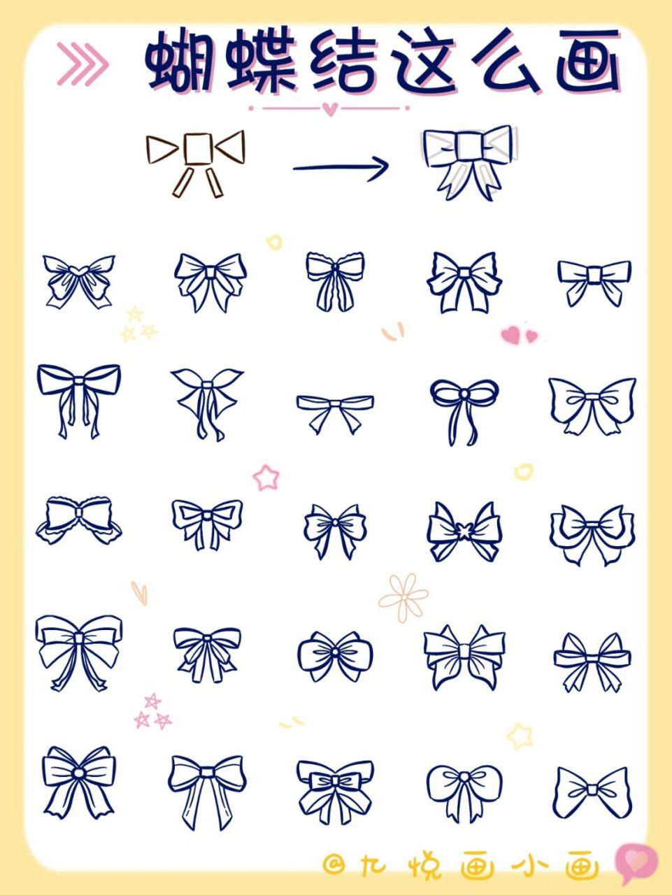 94用图形概括的方法: 78蝴蝶结