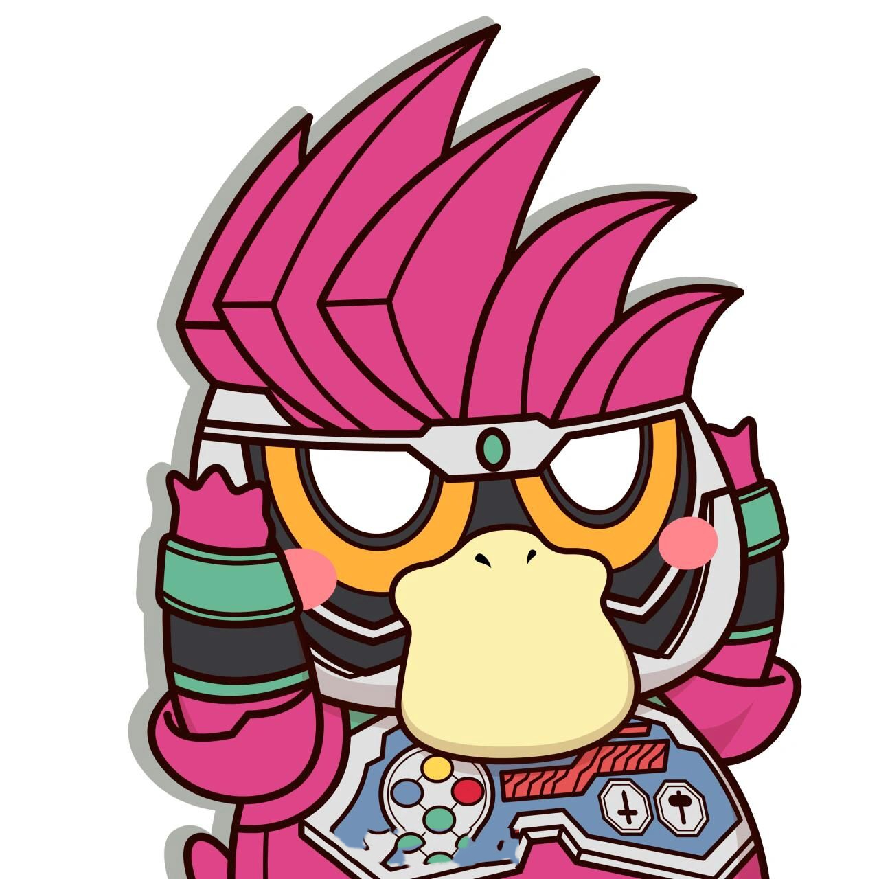 可达鸭系列头像之新平成假面骑士 可达鸭系列头像之新平成假面骑士