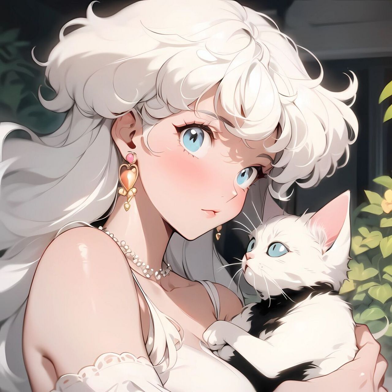 旧漫高冷女头白色系