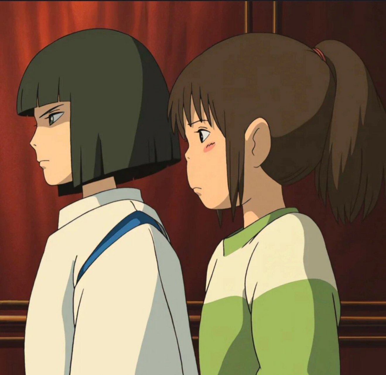 宫崎骏图片第三弹 《千与千寻》千寻和白龙 @tomorrw(未来)可期%澄