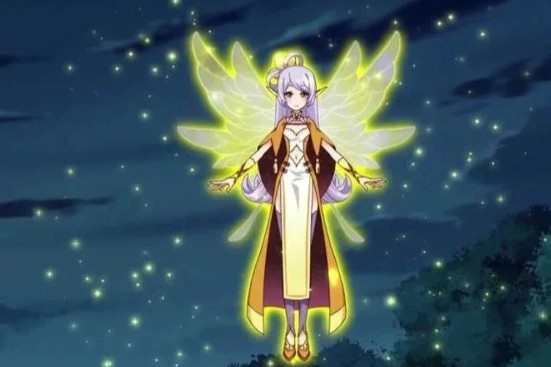 含笑花精灵王燃香初始,黑化,进化形态