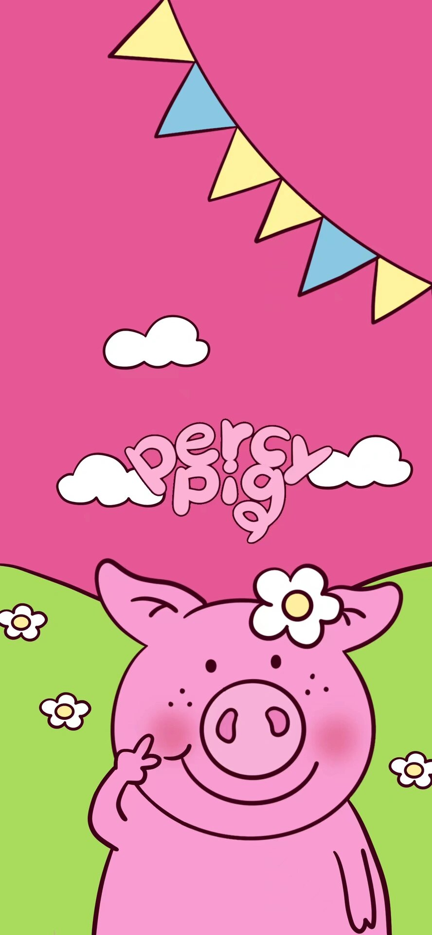 挖藕!超可爱玛莎猪壁纸来啦!