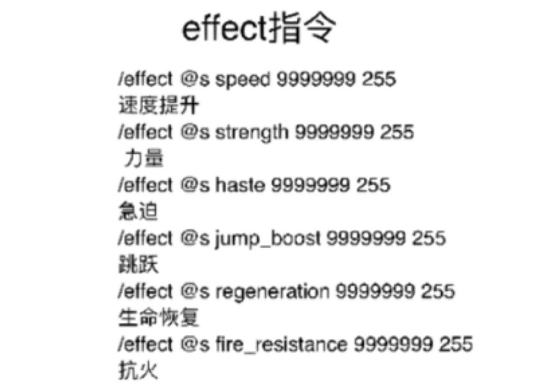 我的世界指令表神器图片