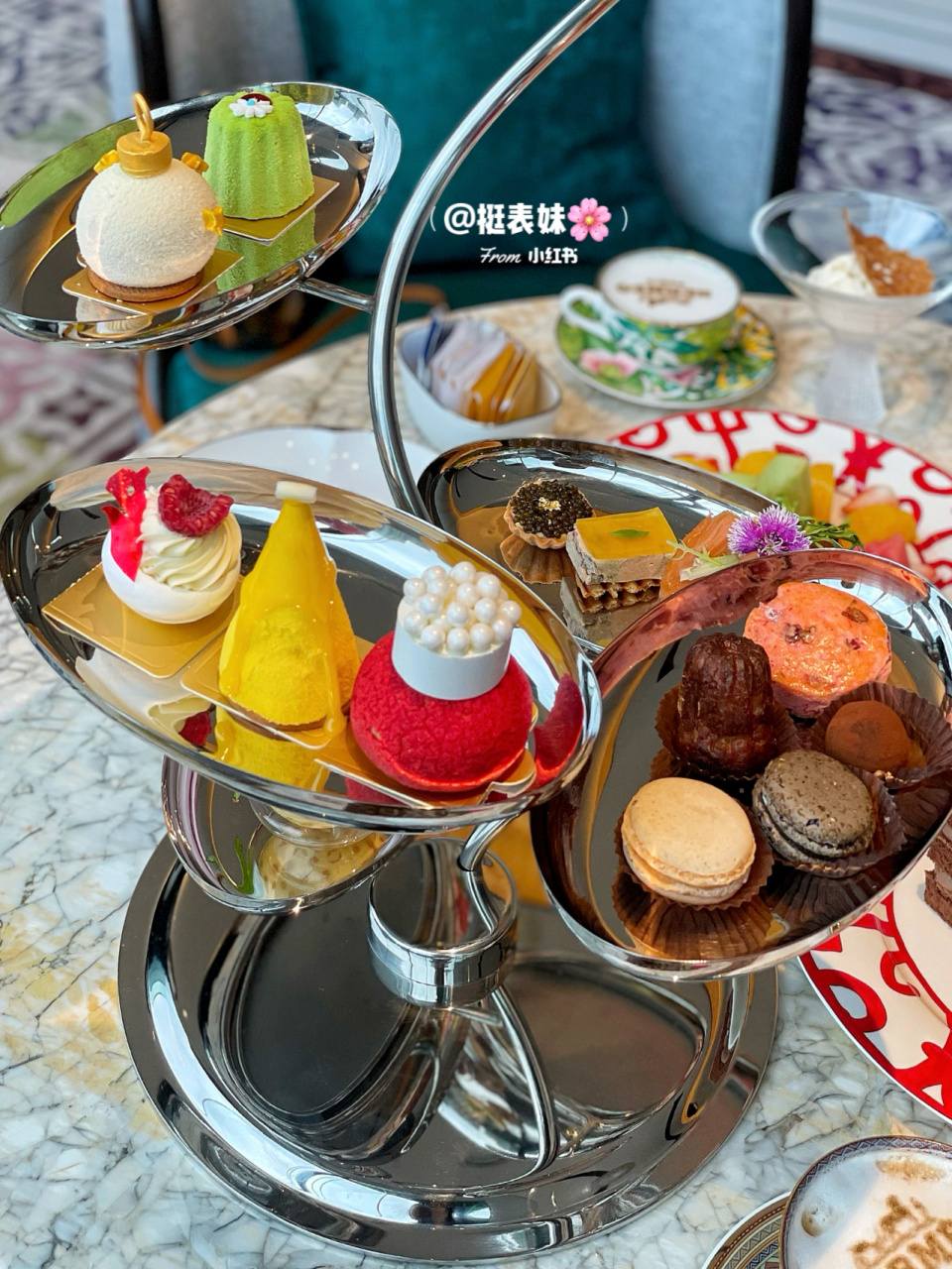 258元6015五层下午茶套餐6015全套爱马仕餐具6015