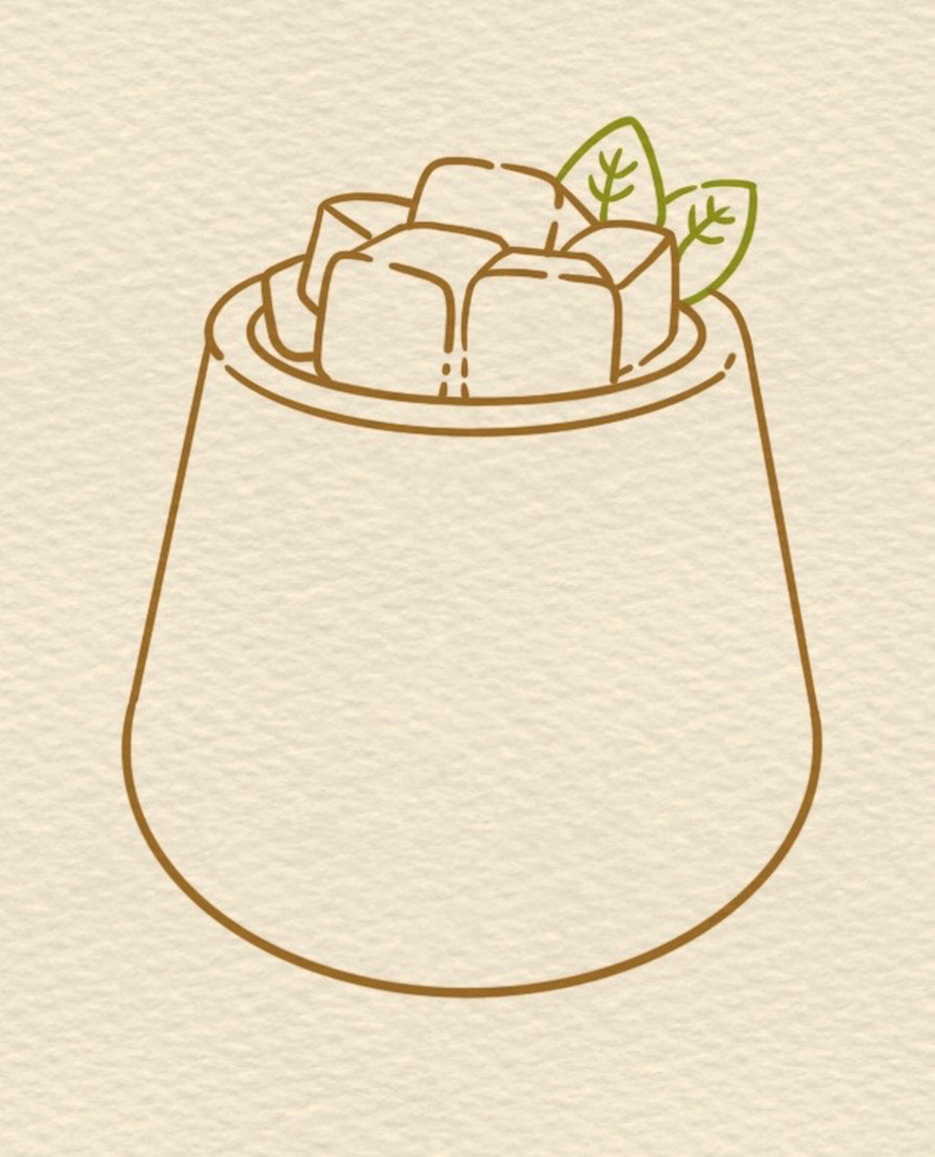 「简笔画」(100/89)芒果03布丁98·内附步骤 今日份芒果03布丁