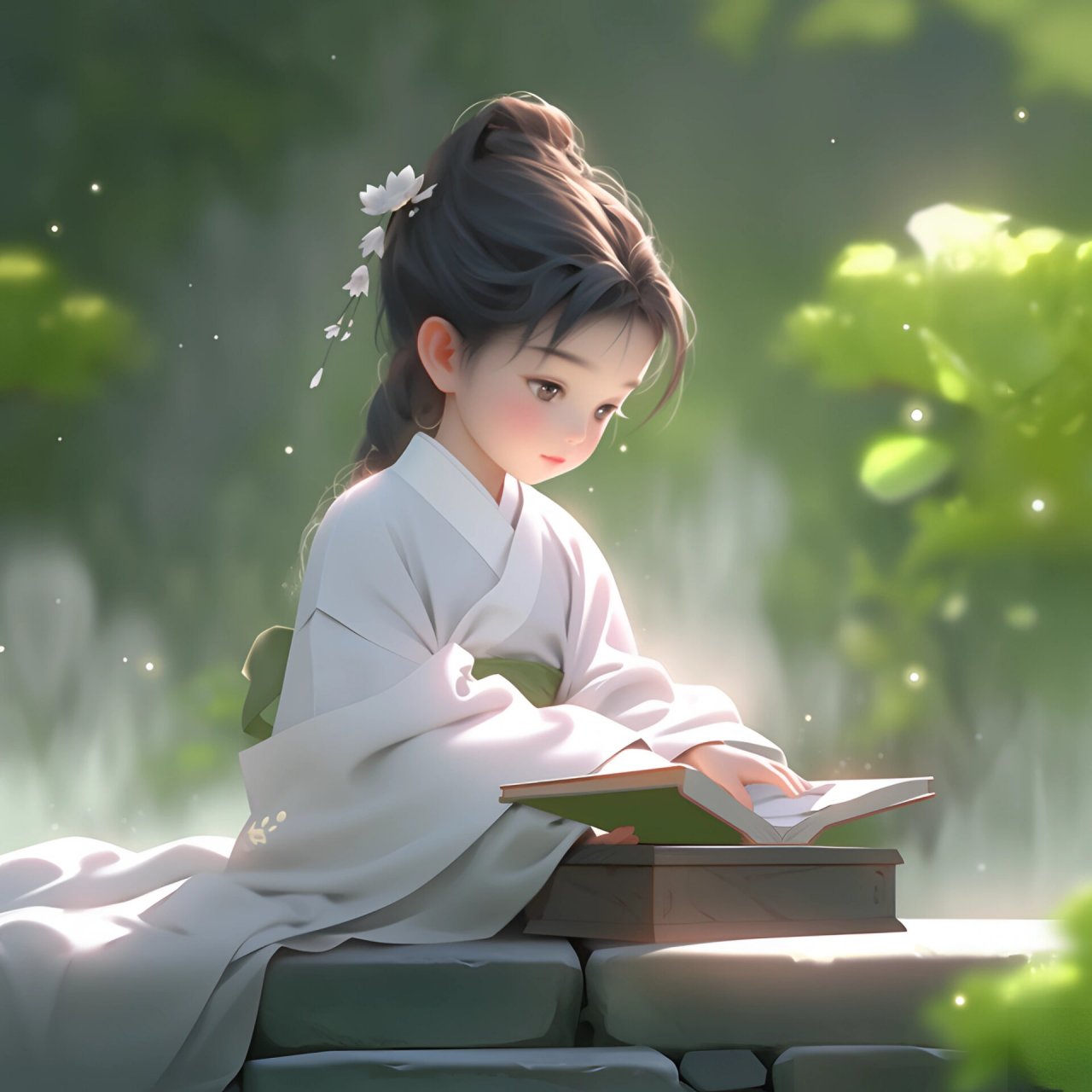 读书学习女生头像‖古风女生头像