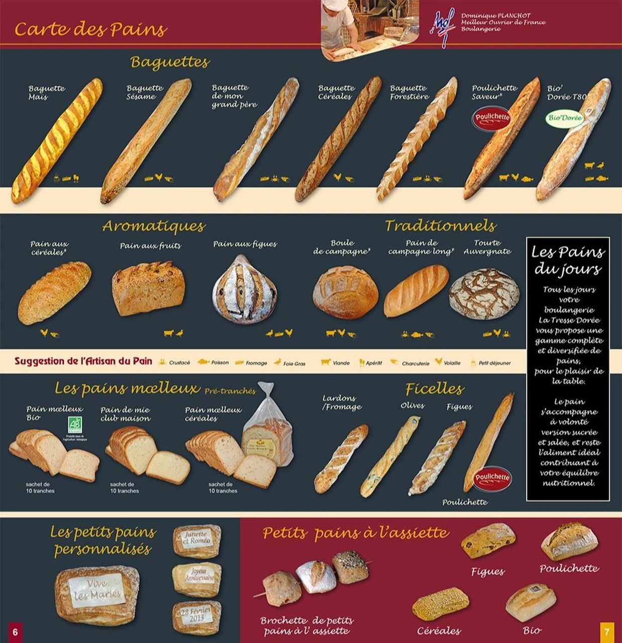 法国面包种类图片