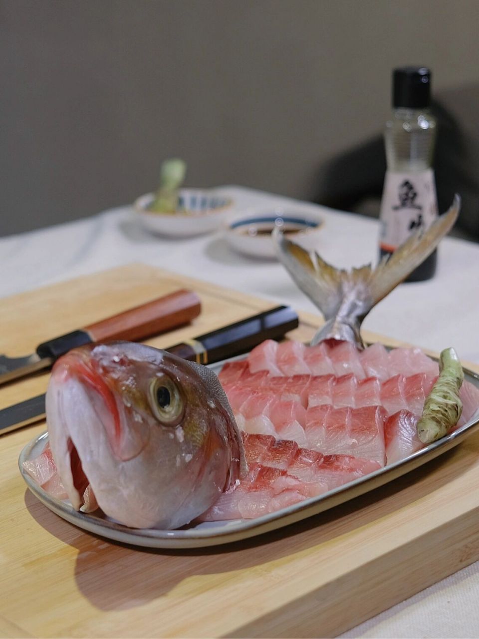 96小时干式熟成章红鱼刺身 熟成牛排是长期兴趣的话,熟成鱼则是最近的