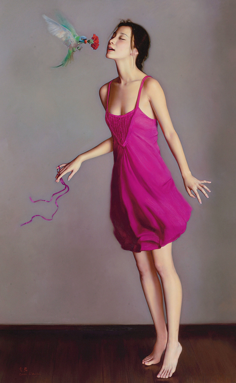 画家李贵君人物油画