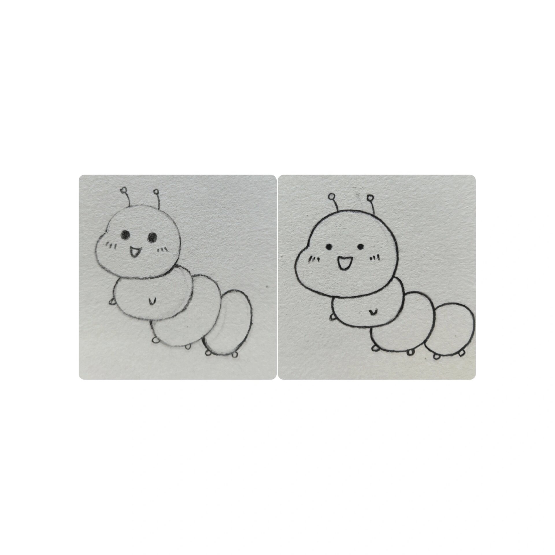 小虫子简笔画~6