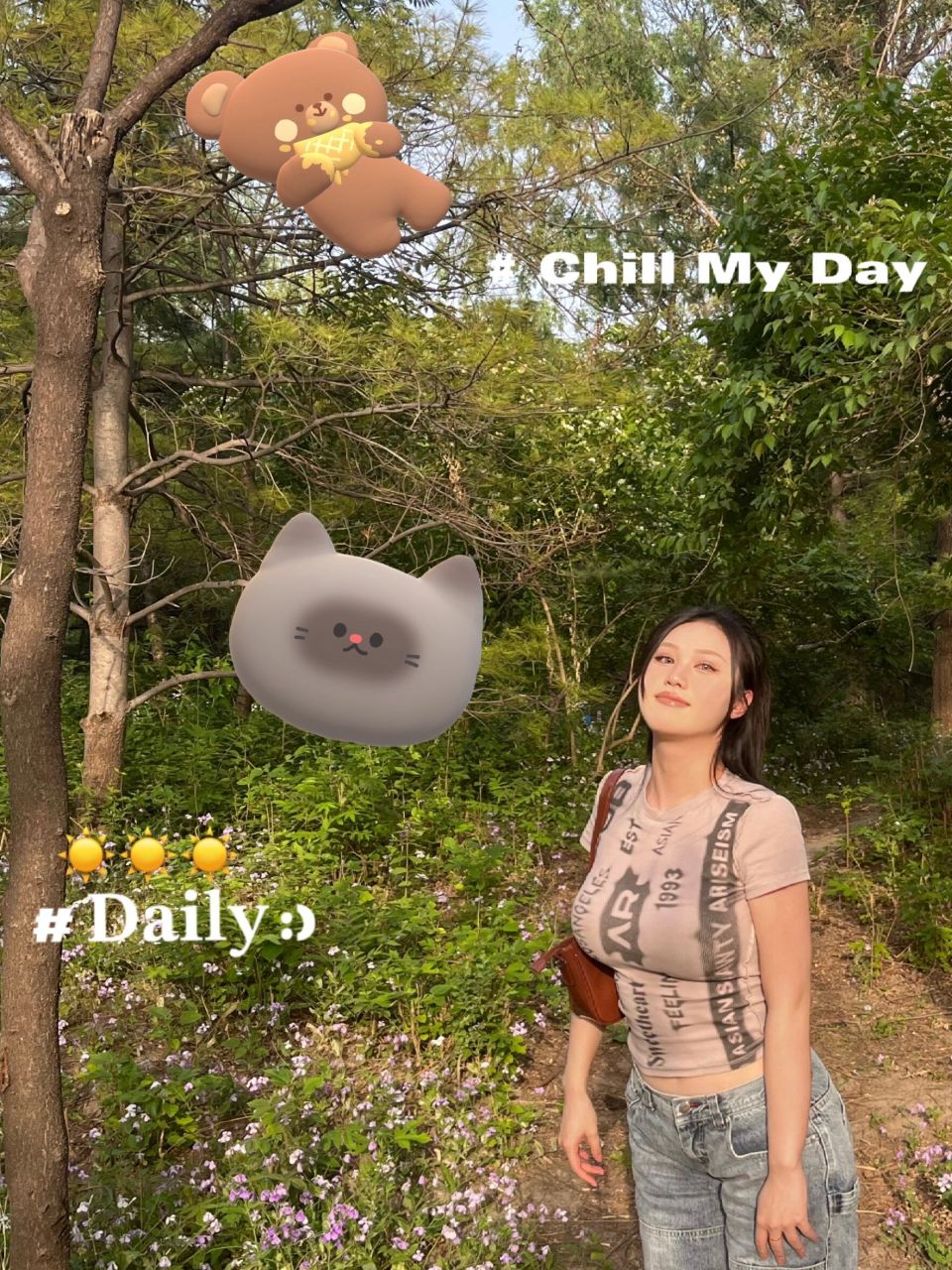 百京city walk 放假前一天还在下冰雹  瞬间入夏