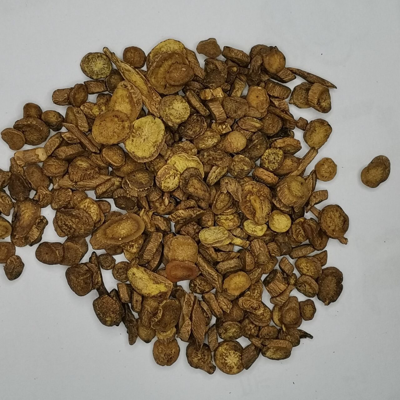 看图识中药-【酒黄芩】 功效与作用 清热燥湿,泻火解毒,止血,安胎作用