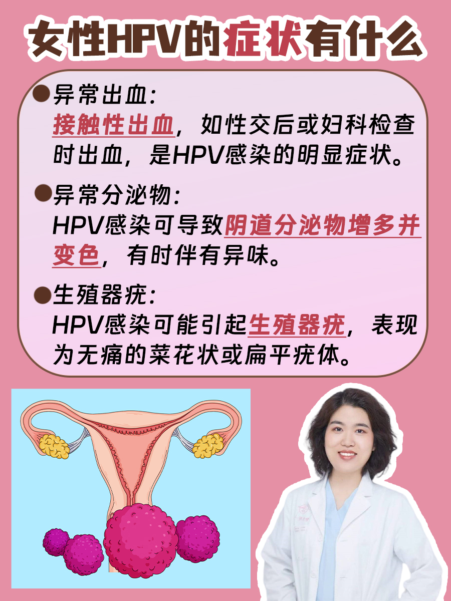 hpv症状妇科图片