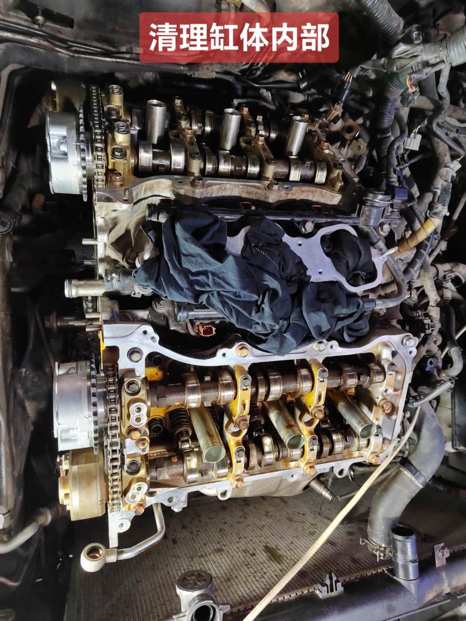 雷克萨斯es350更换正时链条,免拆更换