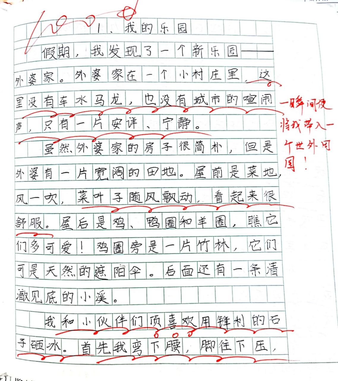 作文250字左右我的乐园图片