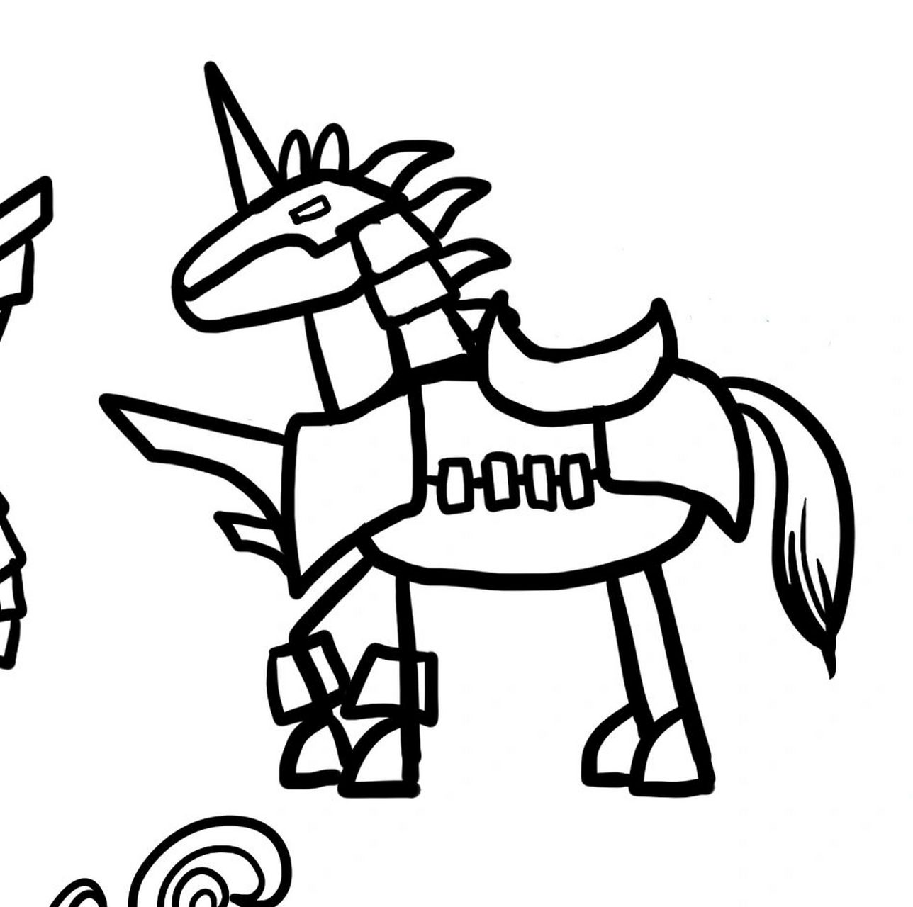 火柴人,战马,坐骑,创意儿童画简笔画教程 卡通漫画亡灵马骷髅马火焰马