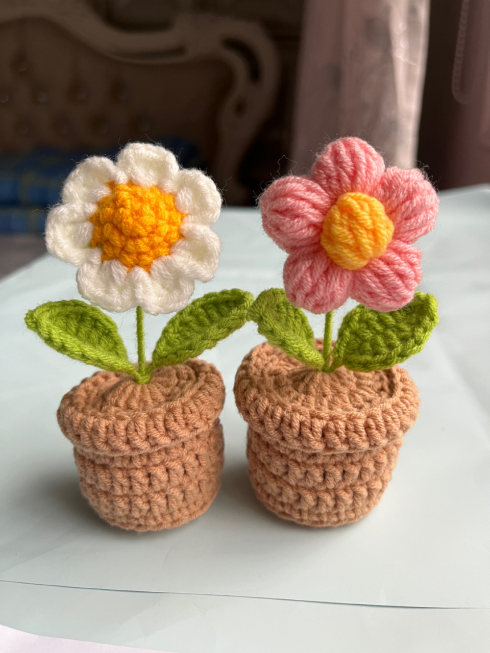 小盆栽家族新入两员～9894 #手工钩织# #钩织教程# #我的手作