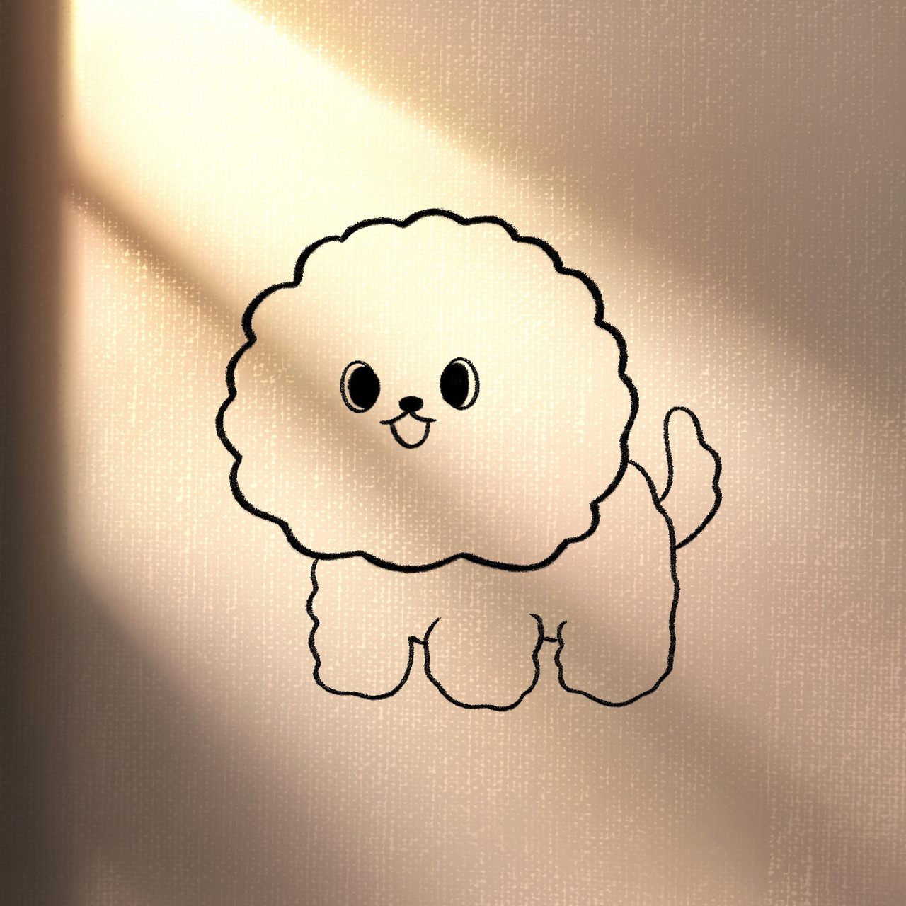 可爱小狗简笔画教程