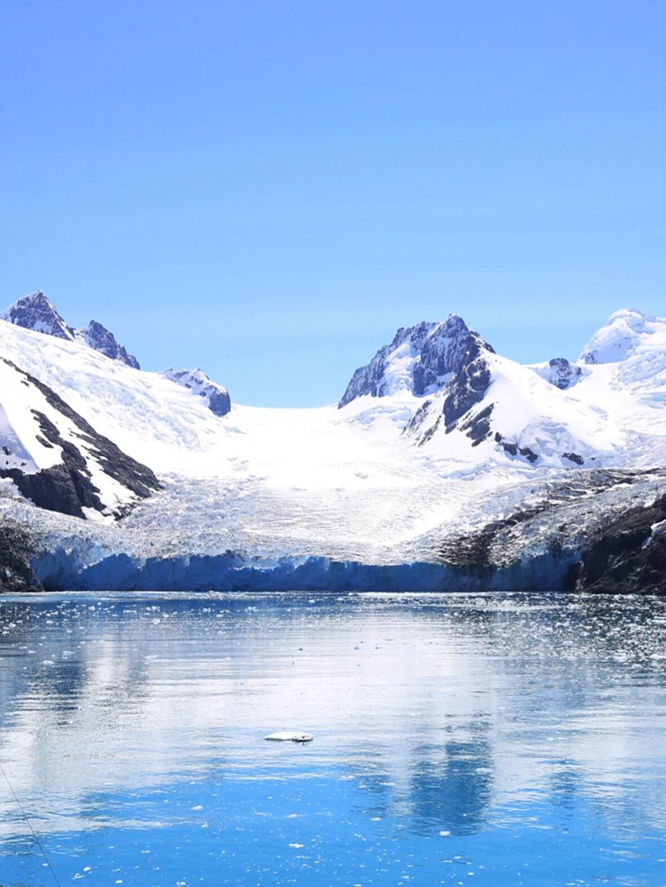 冰川,冰山,倒影.