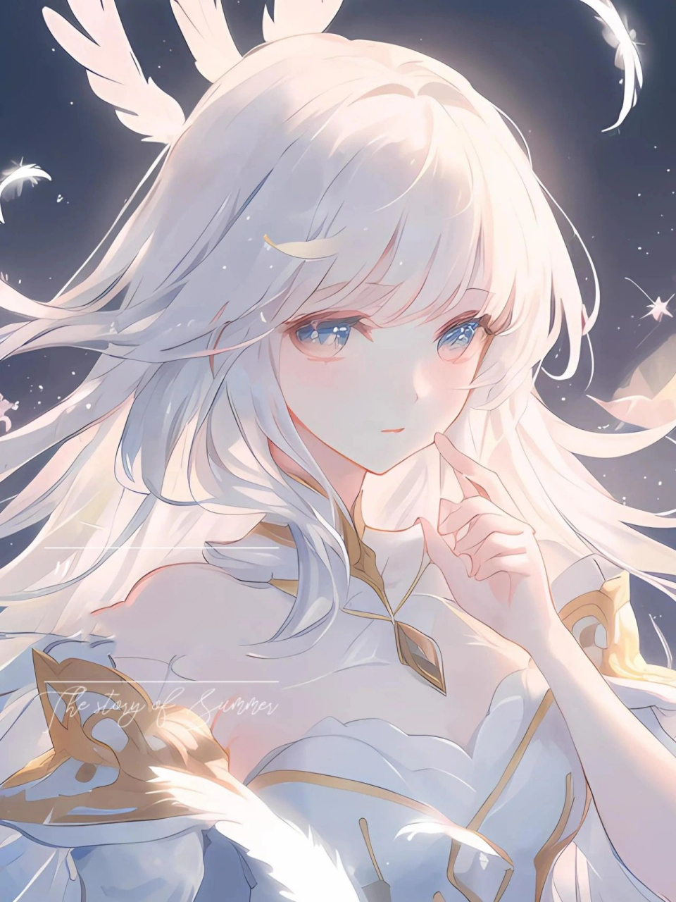 79女生头像79白色系第一期 图片由无界ai生成