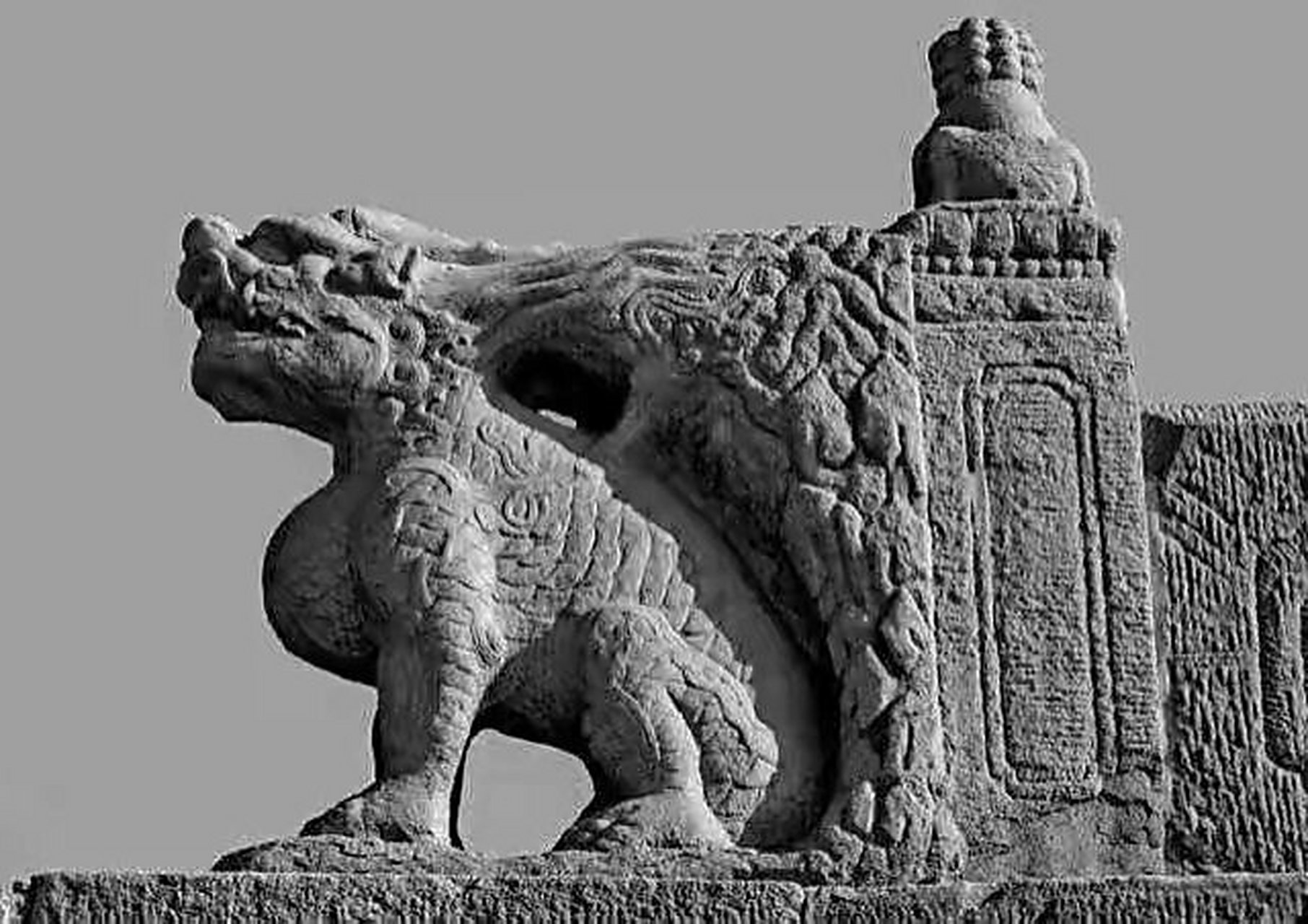 来看神兽——镇水兽蚣蝮 蚣蝮传说龙生九子之一,民间常称之为镇水兽